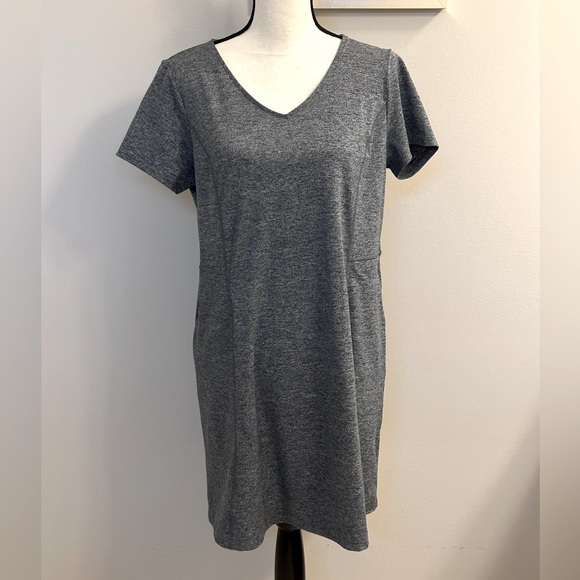 J Jill Marled V Neck Dress NWT Size MP - Picture 3 of 9